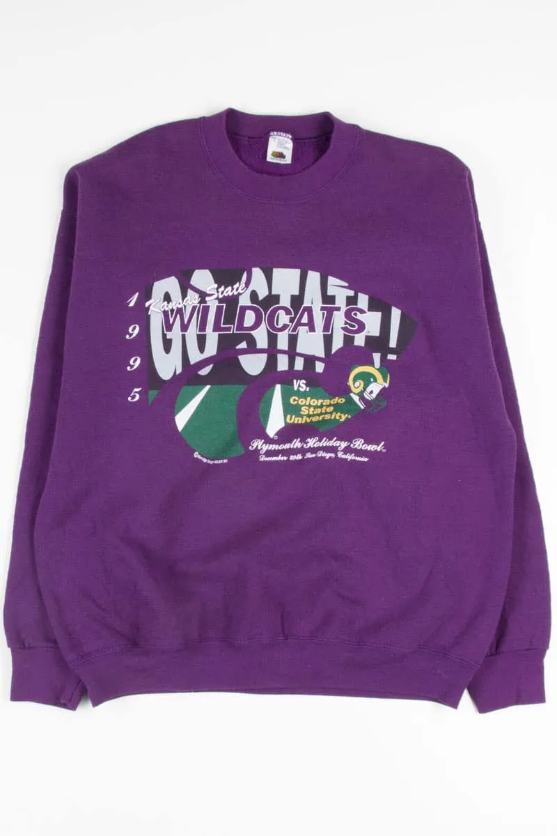 1995 Plymouth Holiday Bowl Kansas State Sweatshirt