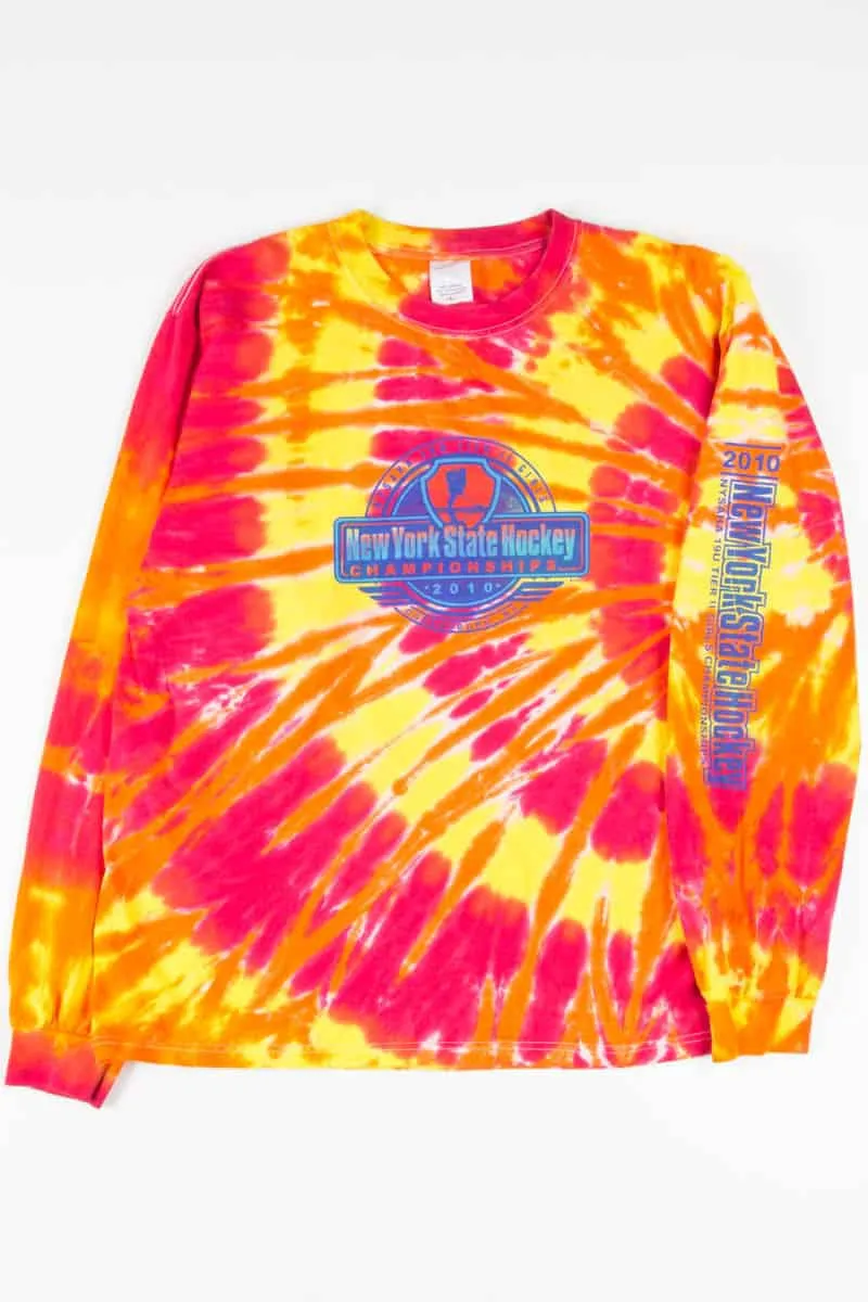 2010 New York State Hockey Championship Tie Dye T-Shirt