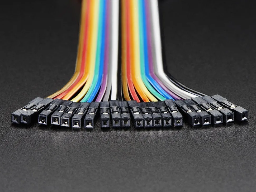 Adafruit Premium Female/Female Jumper Wires - 20 x 6" (150mm)