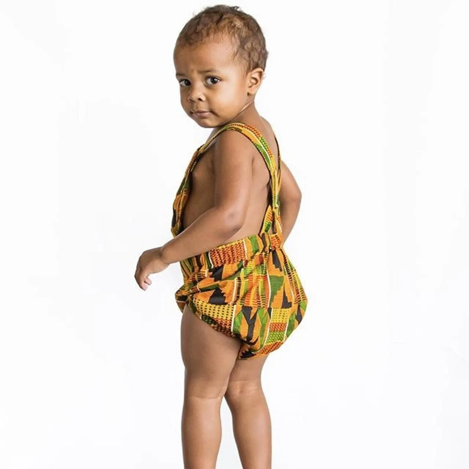 African Kente Romper Gender Neutral