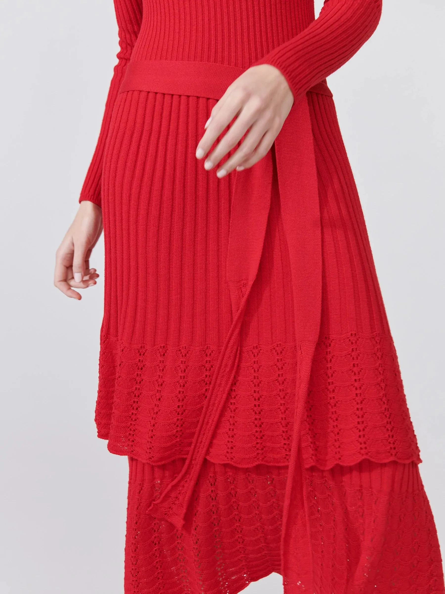 Ajore Knit Dress Scarlet
