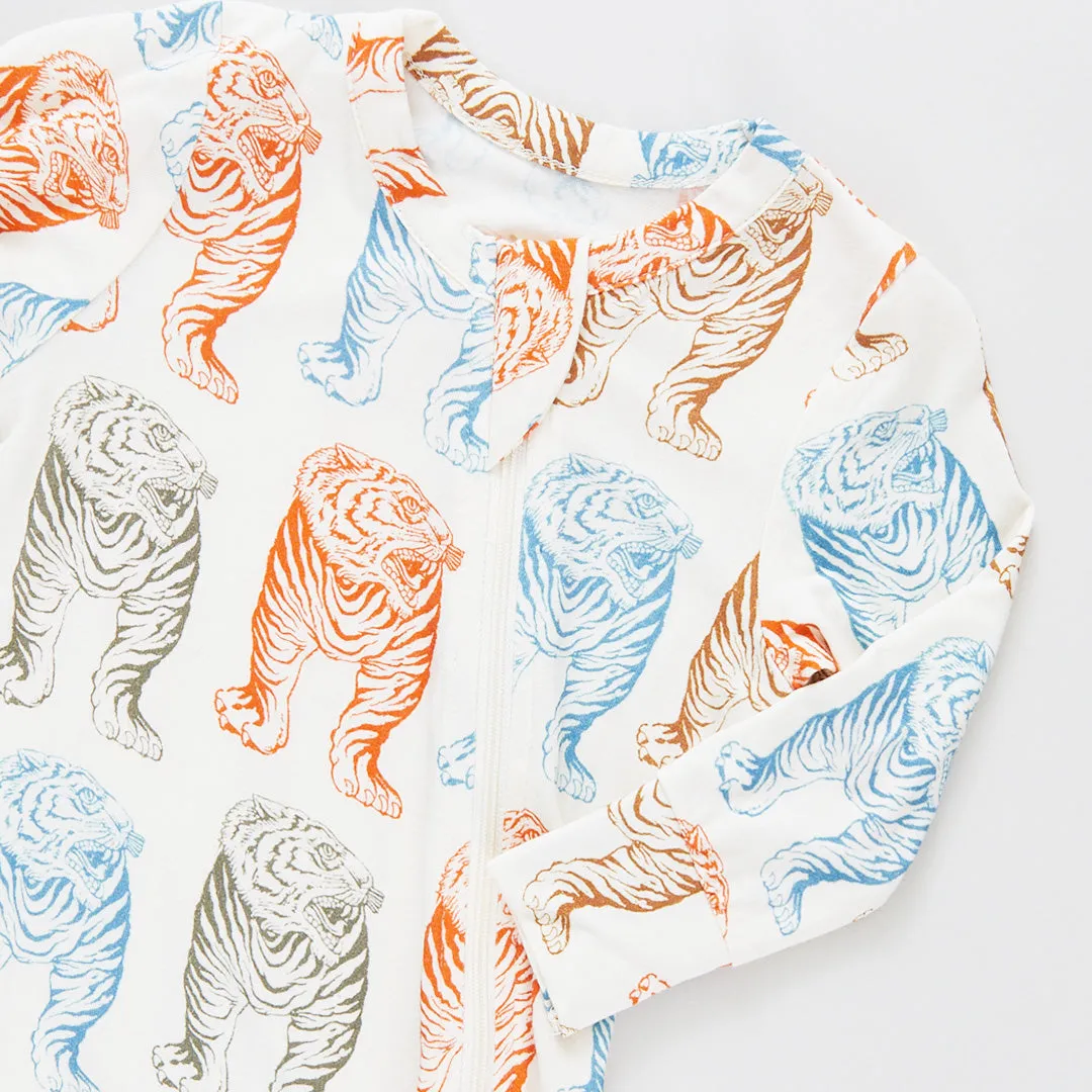 Baby Bamboo Romper - Multi Tiger