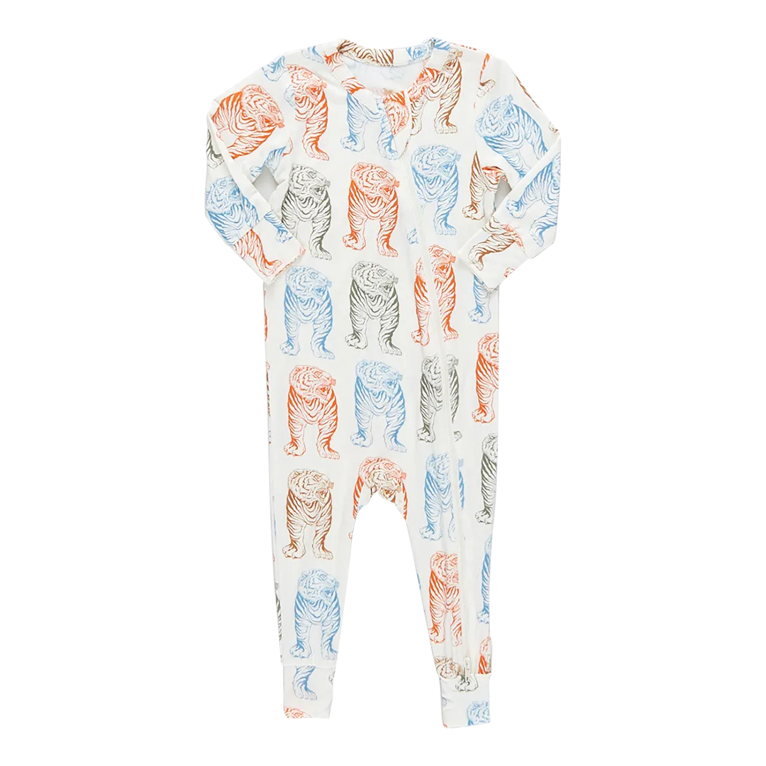 Baby Bamboo Romper - Multi Tiger