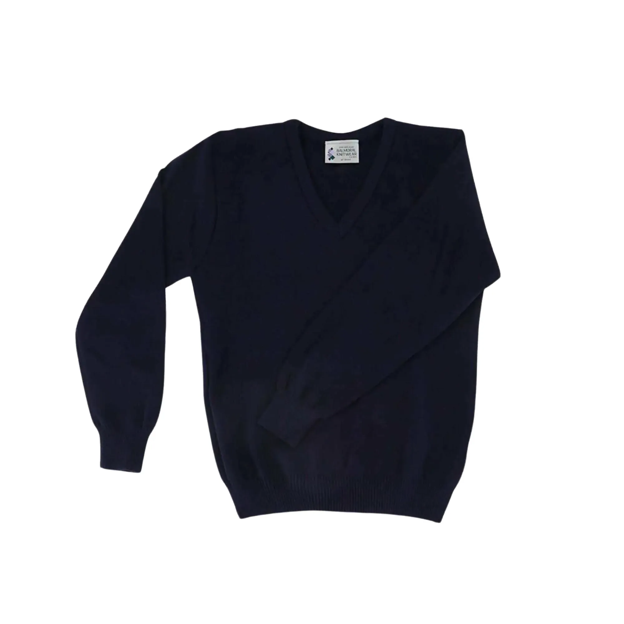 Balmoral Kids V-Neck Unisex Soft Knit Long Sleeve Jumper