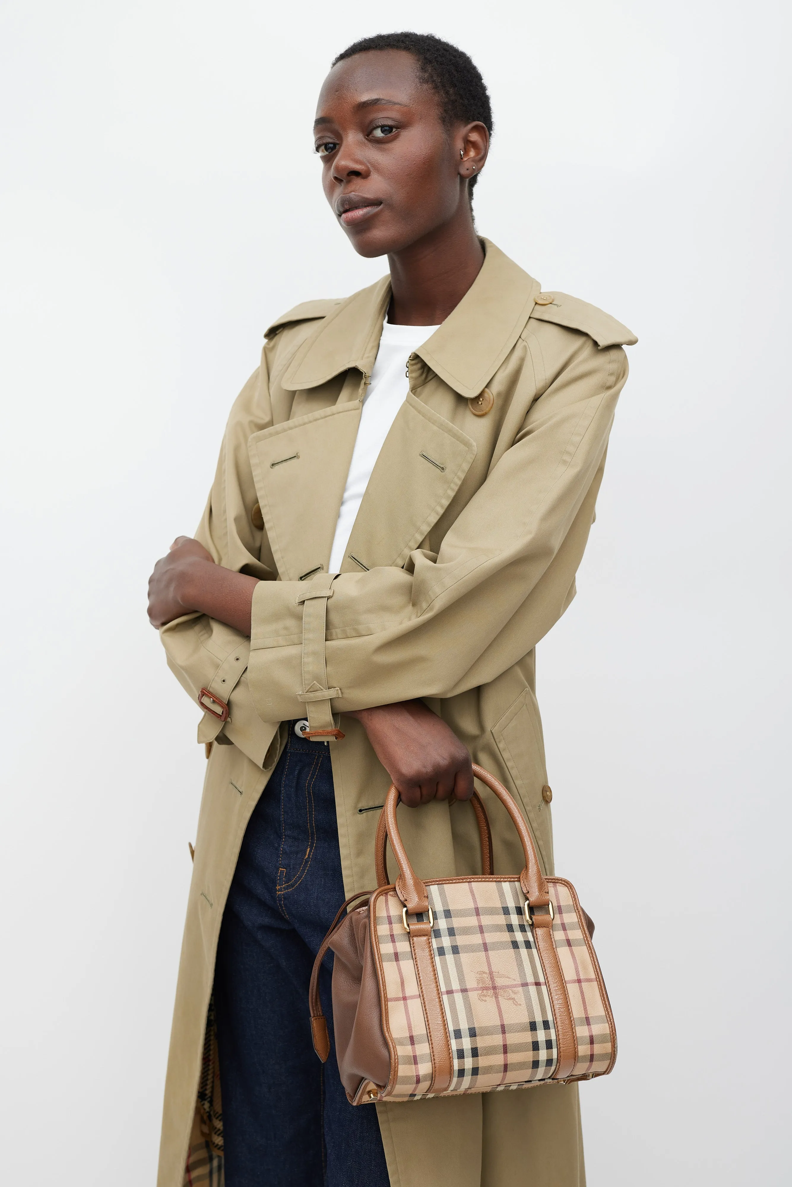 Brown Nova Check Haymarket Dinton Bag