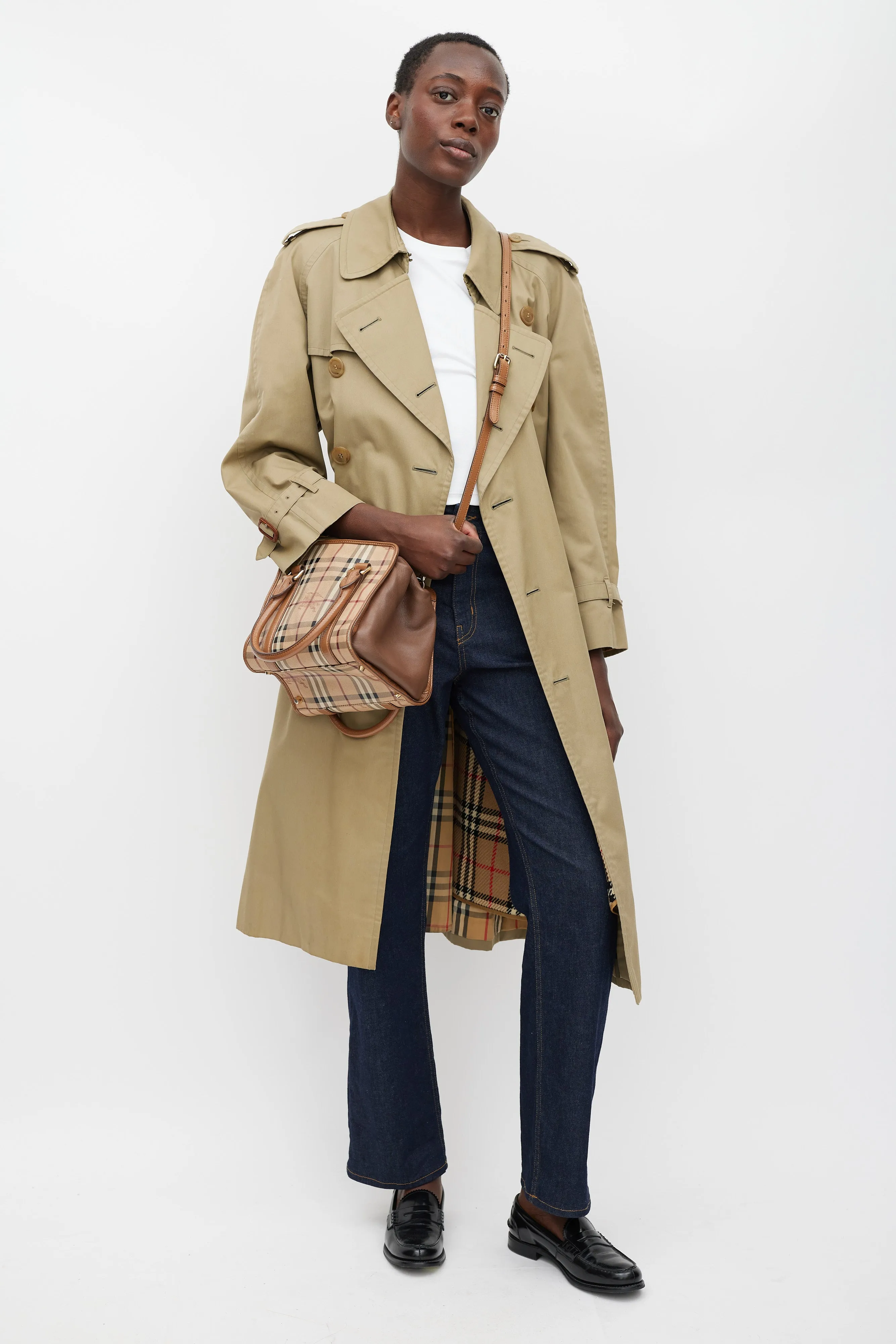 Brown Nova Check Haymarket Dinton Bag