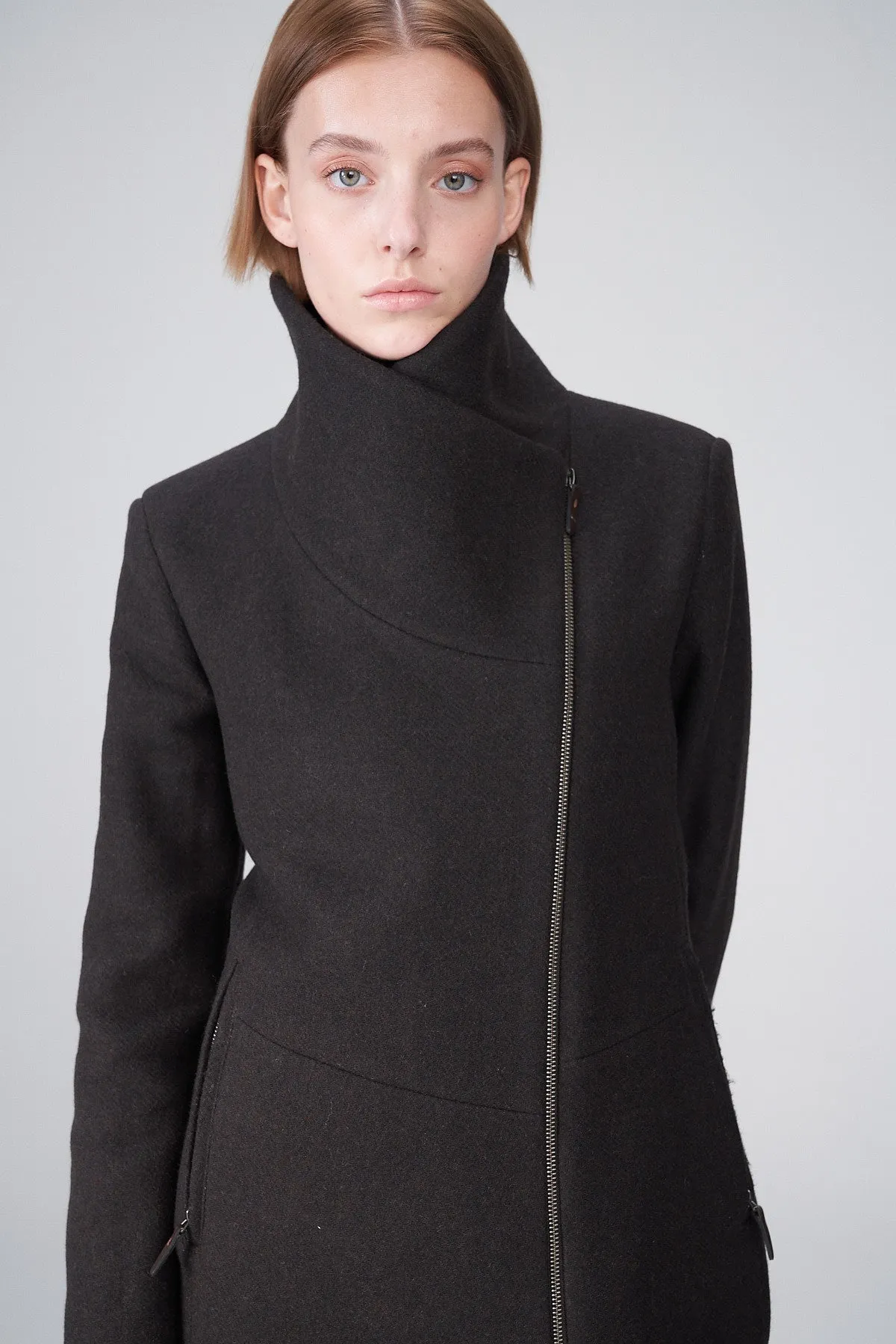 Brown Wool Coat