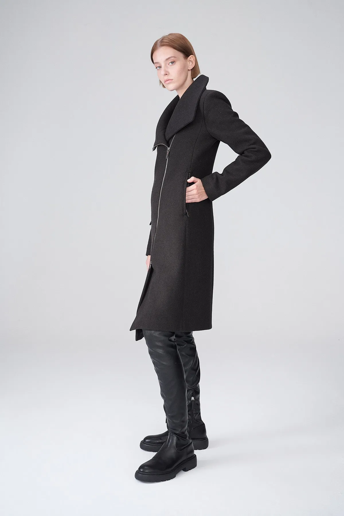 Brown Wool Coat