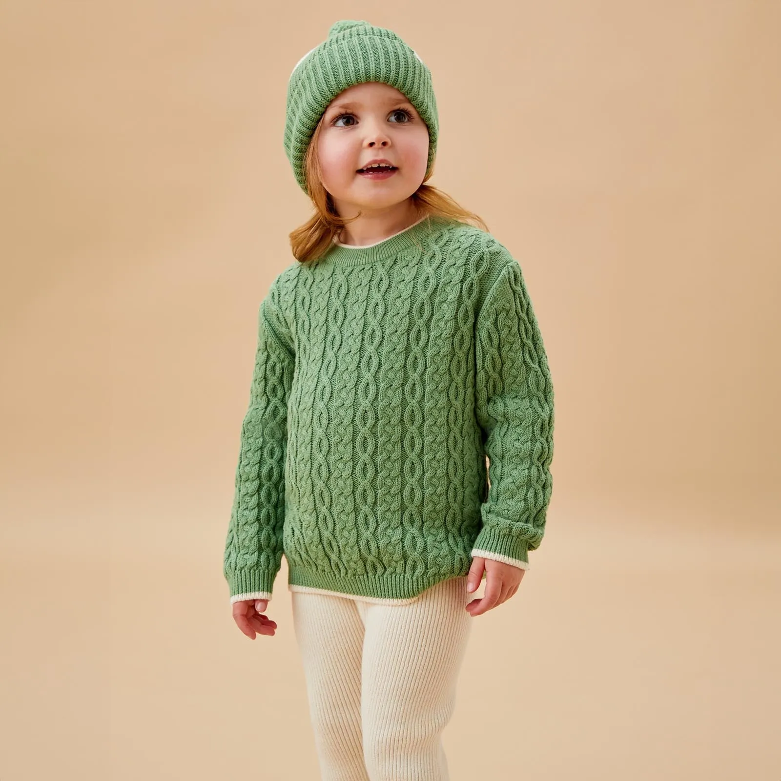 Cable Knit Jumper & Leggings