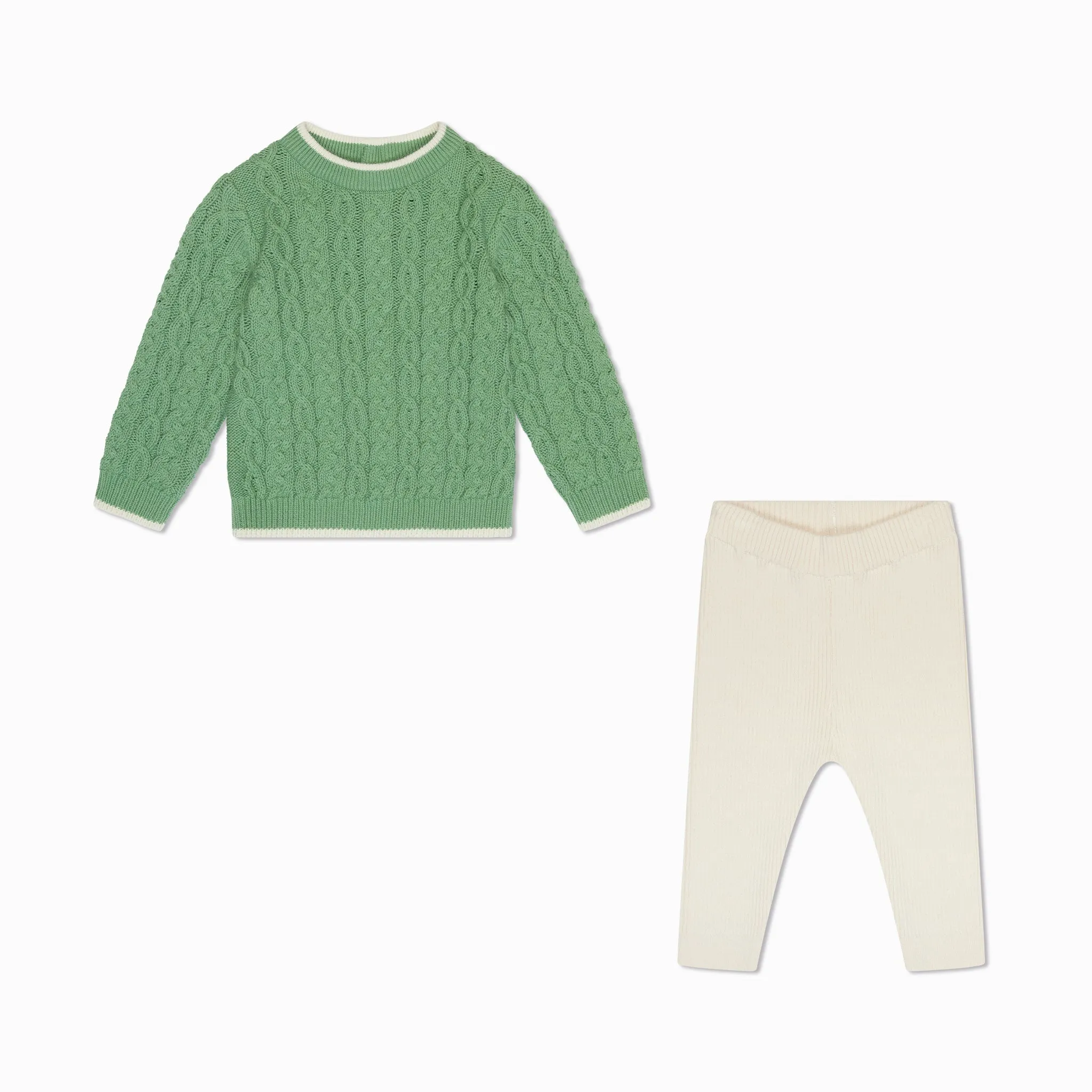 Cable Knit Jumper & Leggings