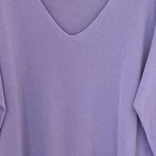 Cashmere Mix V Neck Knit in Fruits, Pinks & Berrys