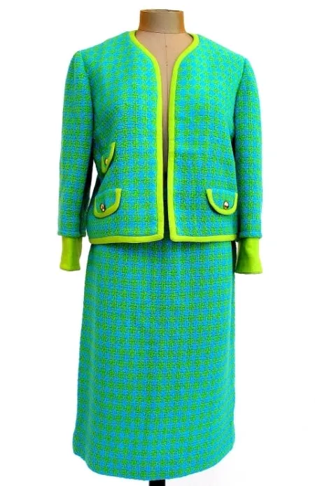 Chanel Style I.Magnin Houndstooth