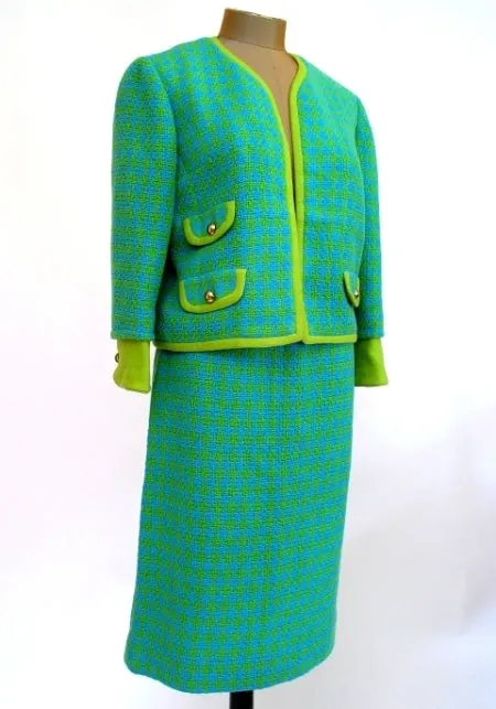 Chanel Style I.Magnin Houndstooth