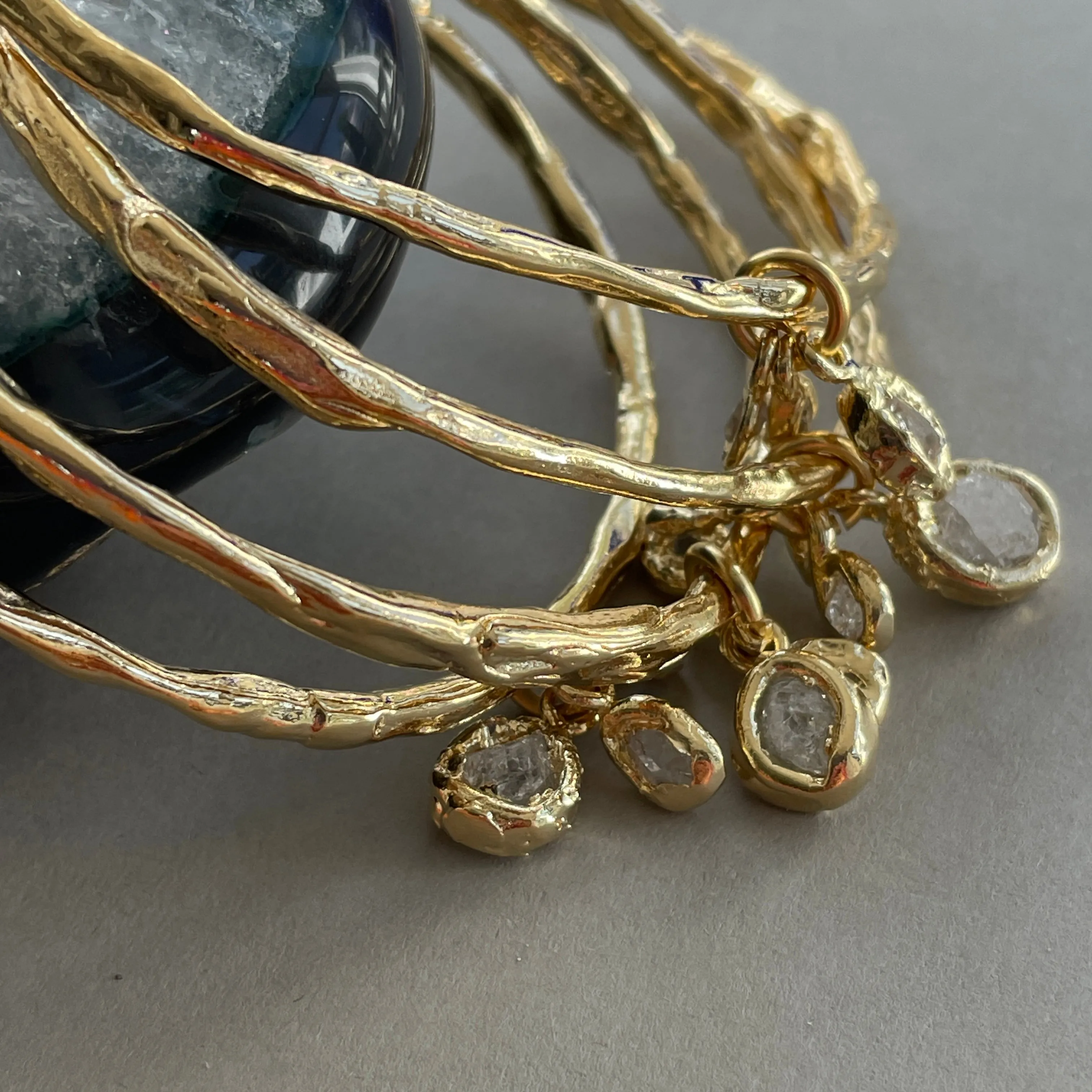 Circle of White Light Bangle