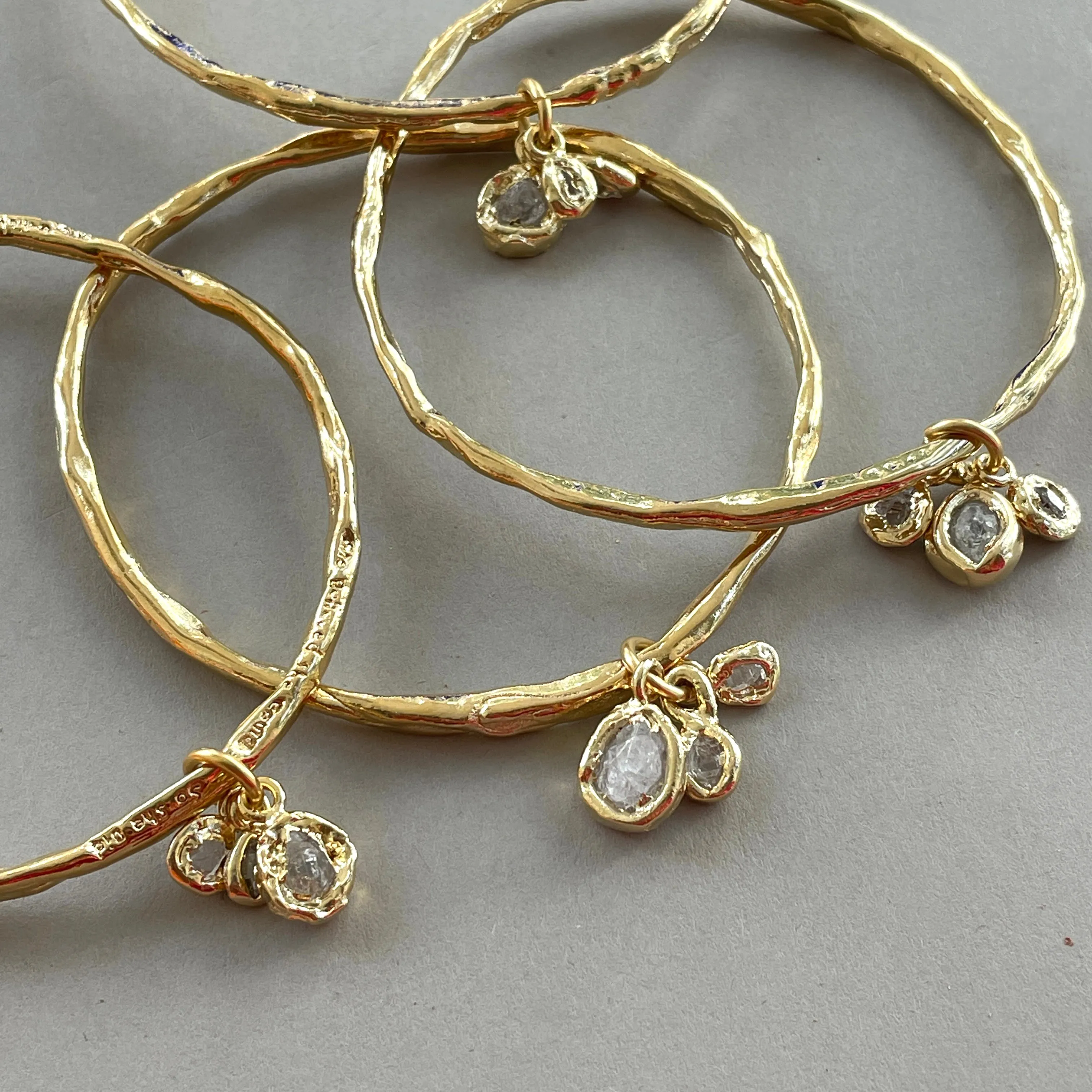 Circle of White Light Bangle