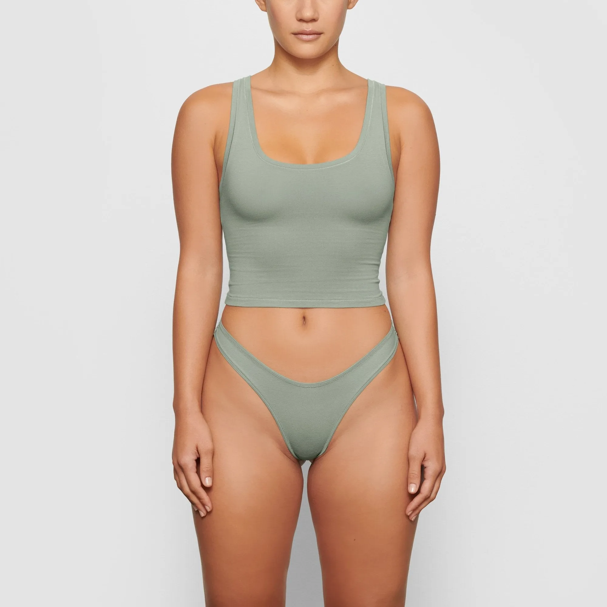 COTTON JERSEY TANK | MINERAL