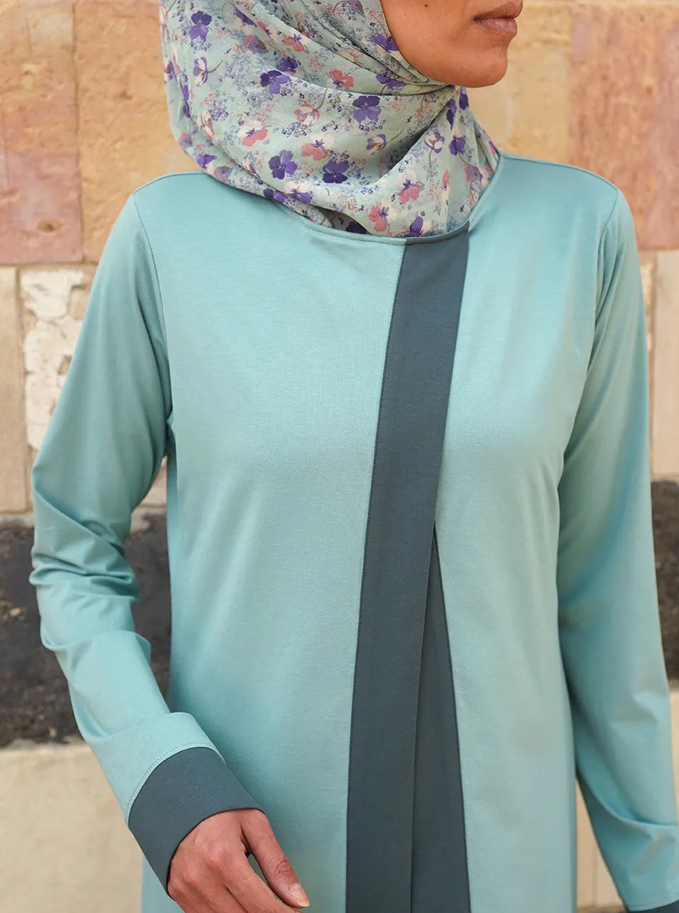Crossover Double Layer Abaya