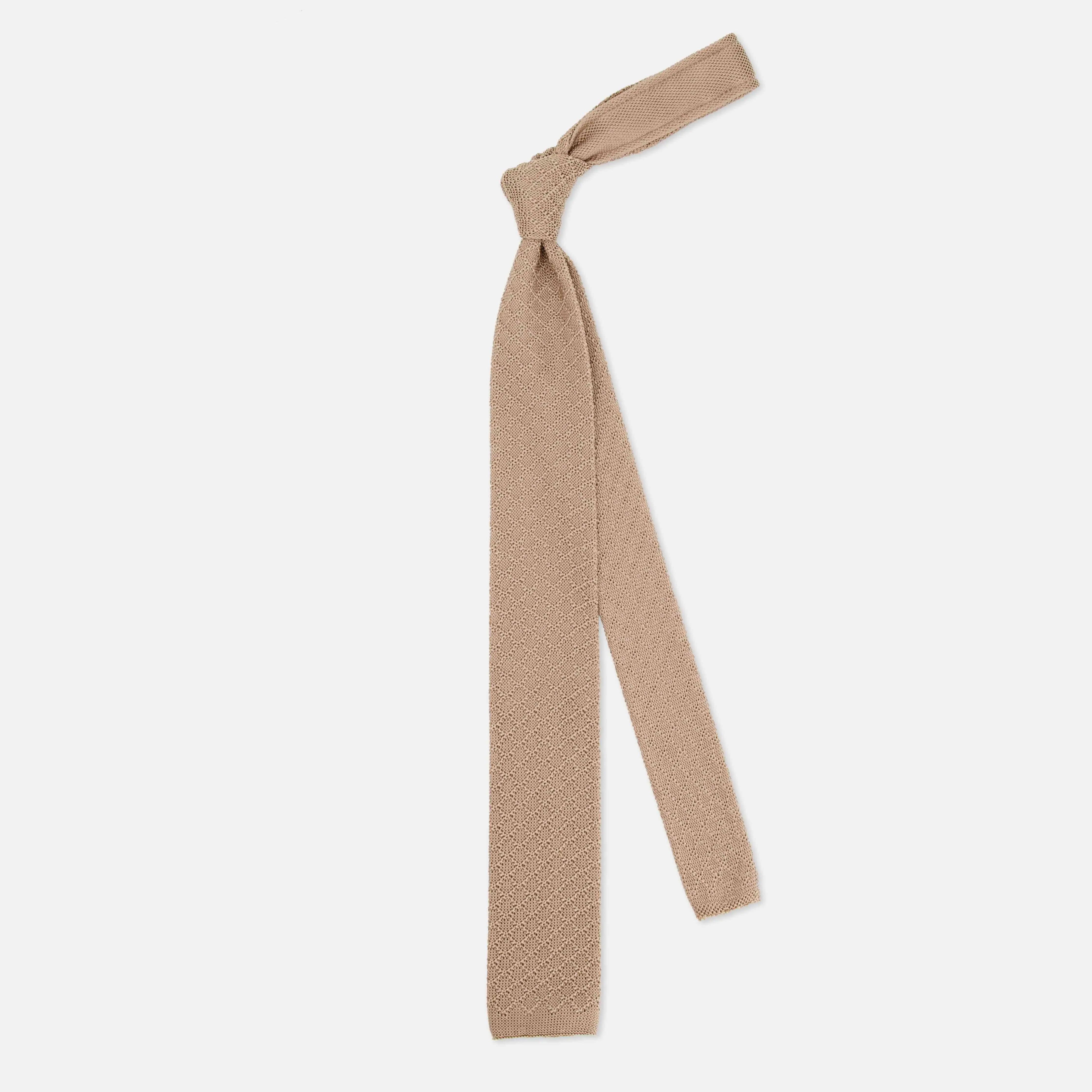 Diamond Knit Champagne Tie