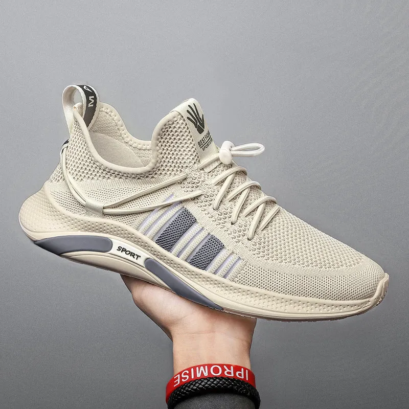 Flying weave breathable sports shoes