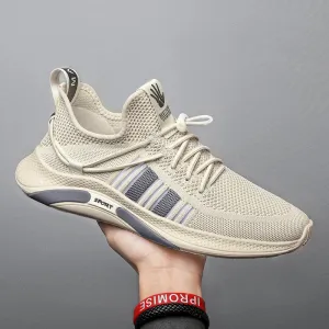 Flying weave breathable sports shoes