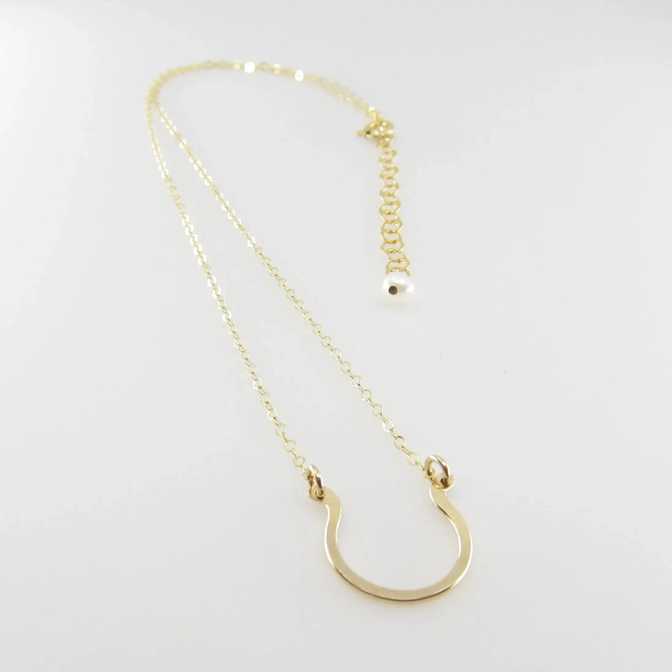 Forged Horseshoe Necklace