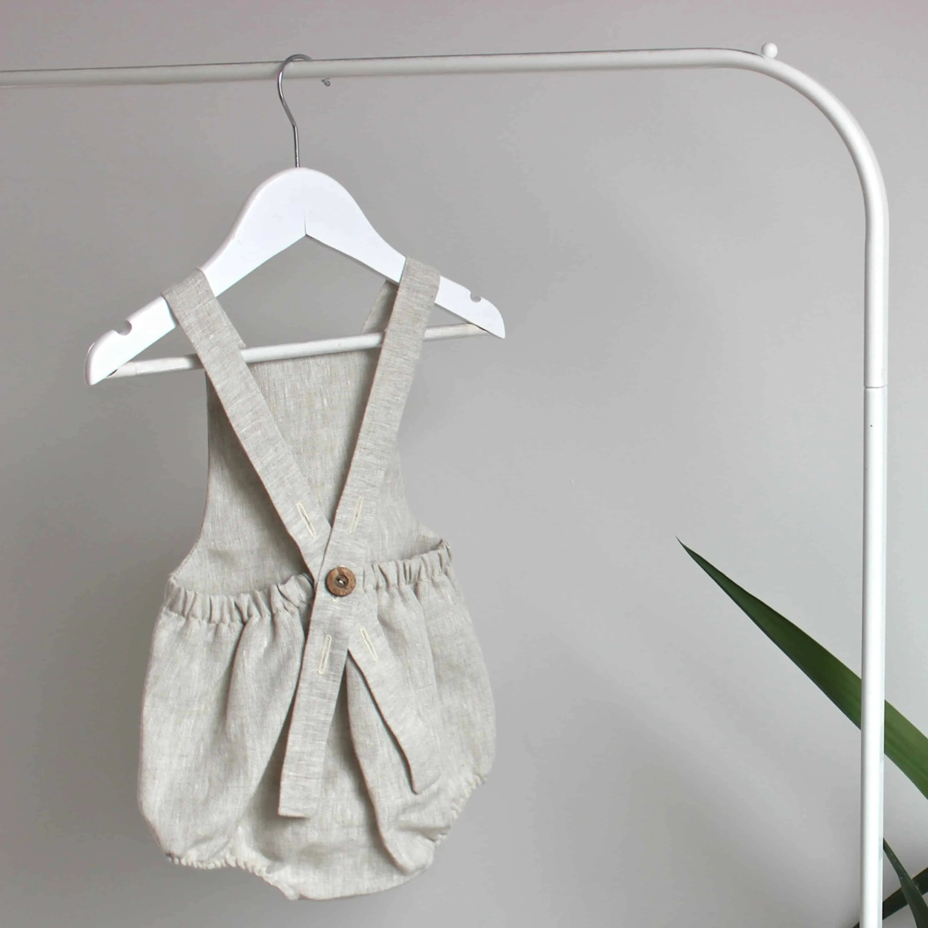 Freya Lillie Button Back Linen Romper