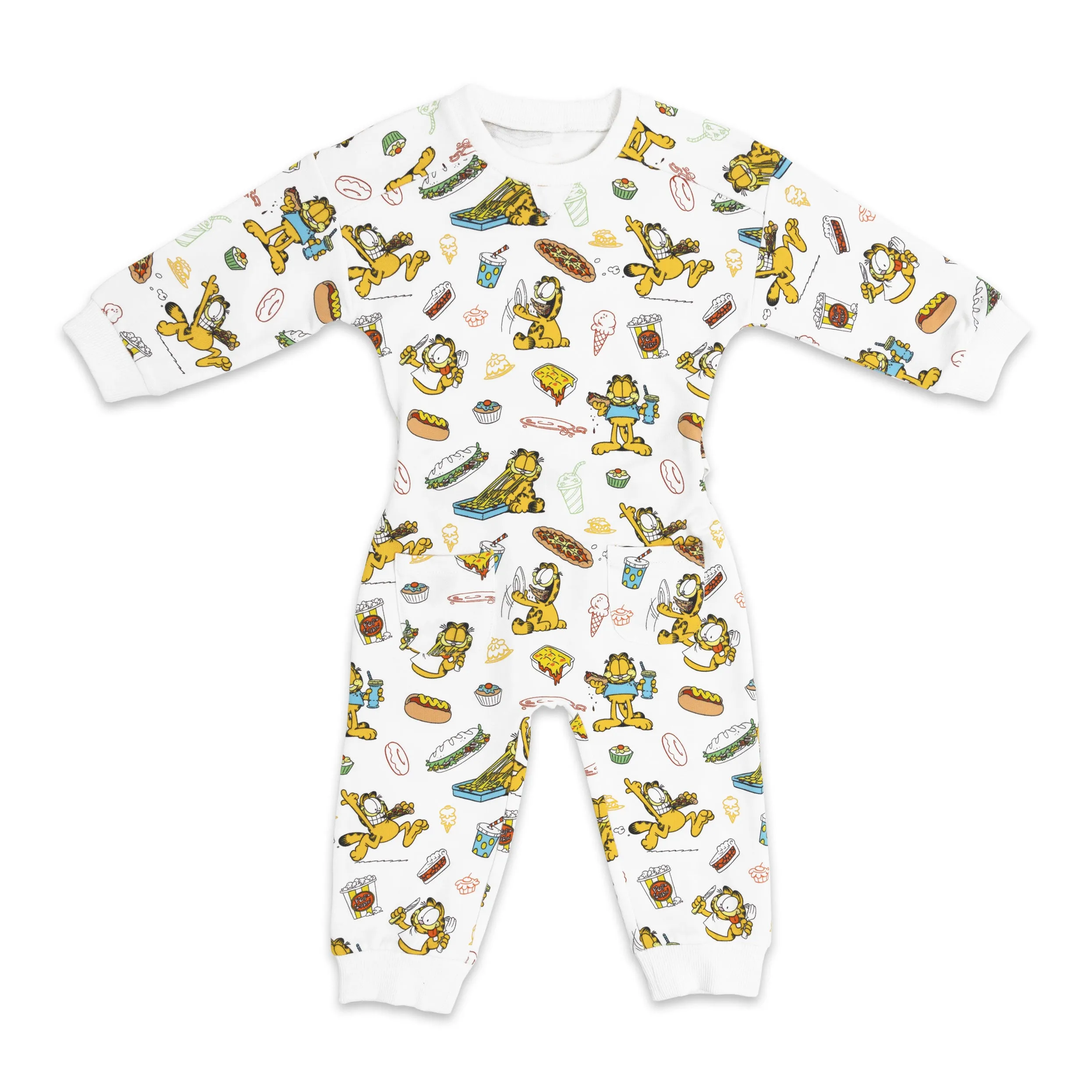 Garfield: Snack Attack Bamboo Terry Daywear Romper