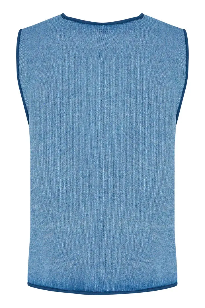 HIRAMO WAIST COAT - JEANS