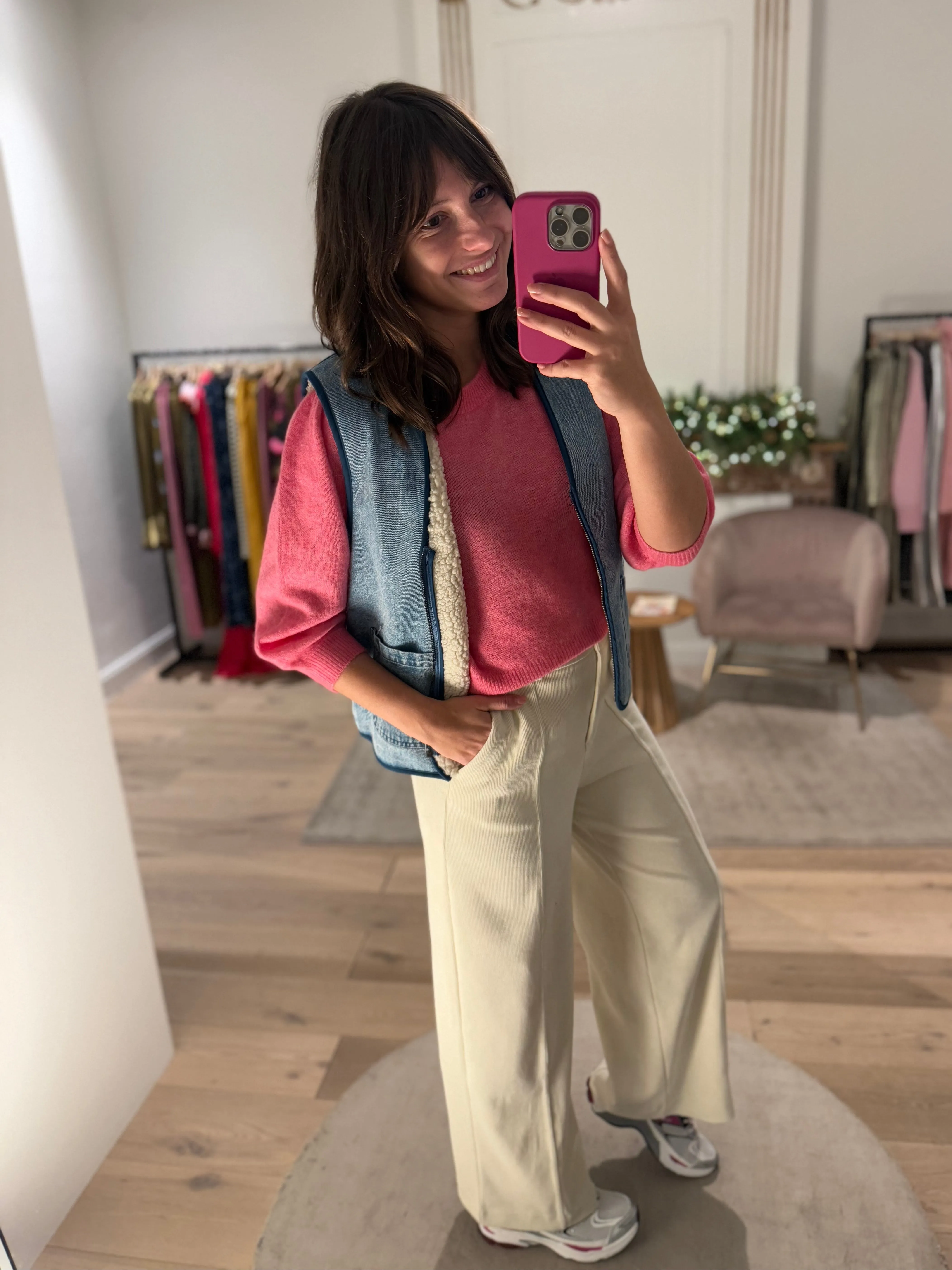 HIRAMO WAIST COAT - JEANS