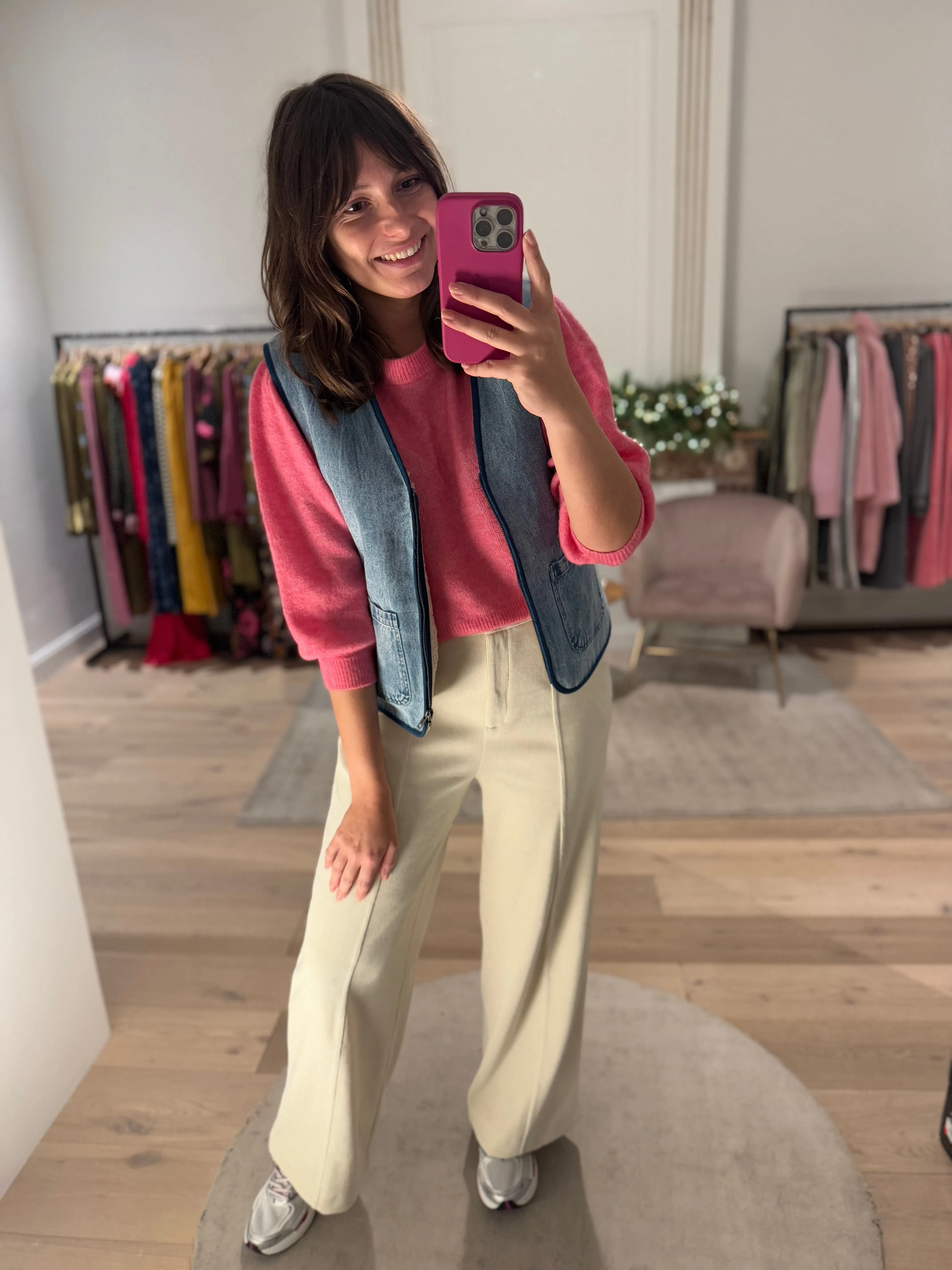 HIRAMO WAIST COAT - JEANS