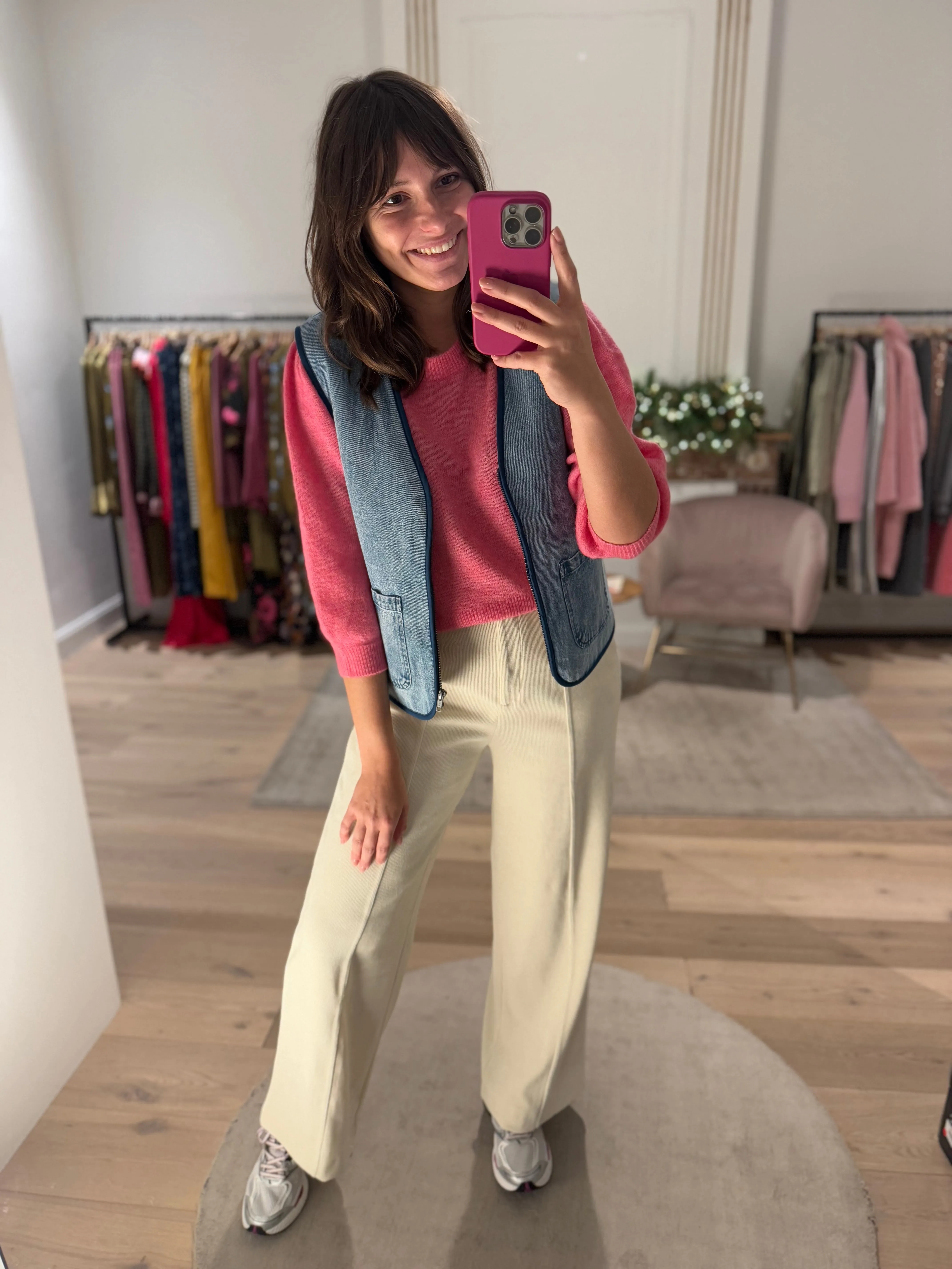 HIRAMO WAIST COAT - JEANS