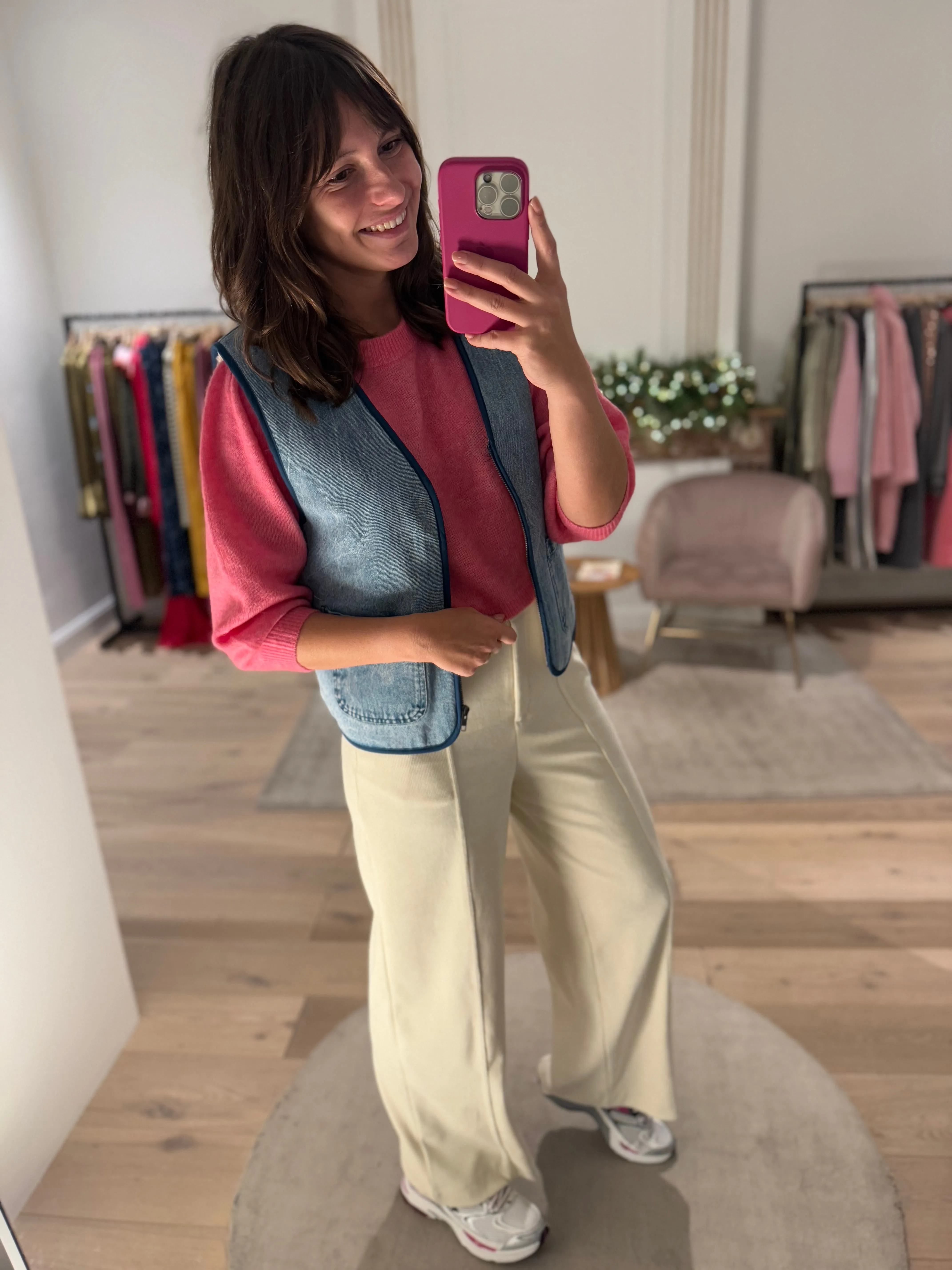 HIRAMO WAIST COAT - JEANS