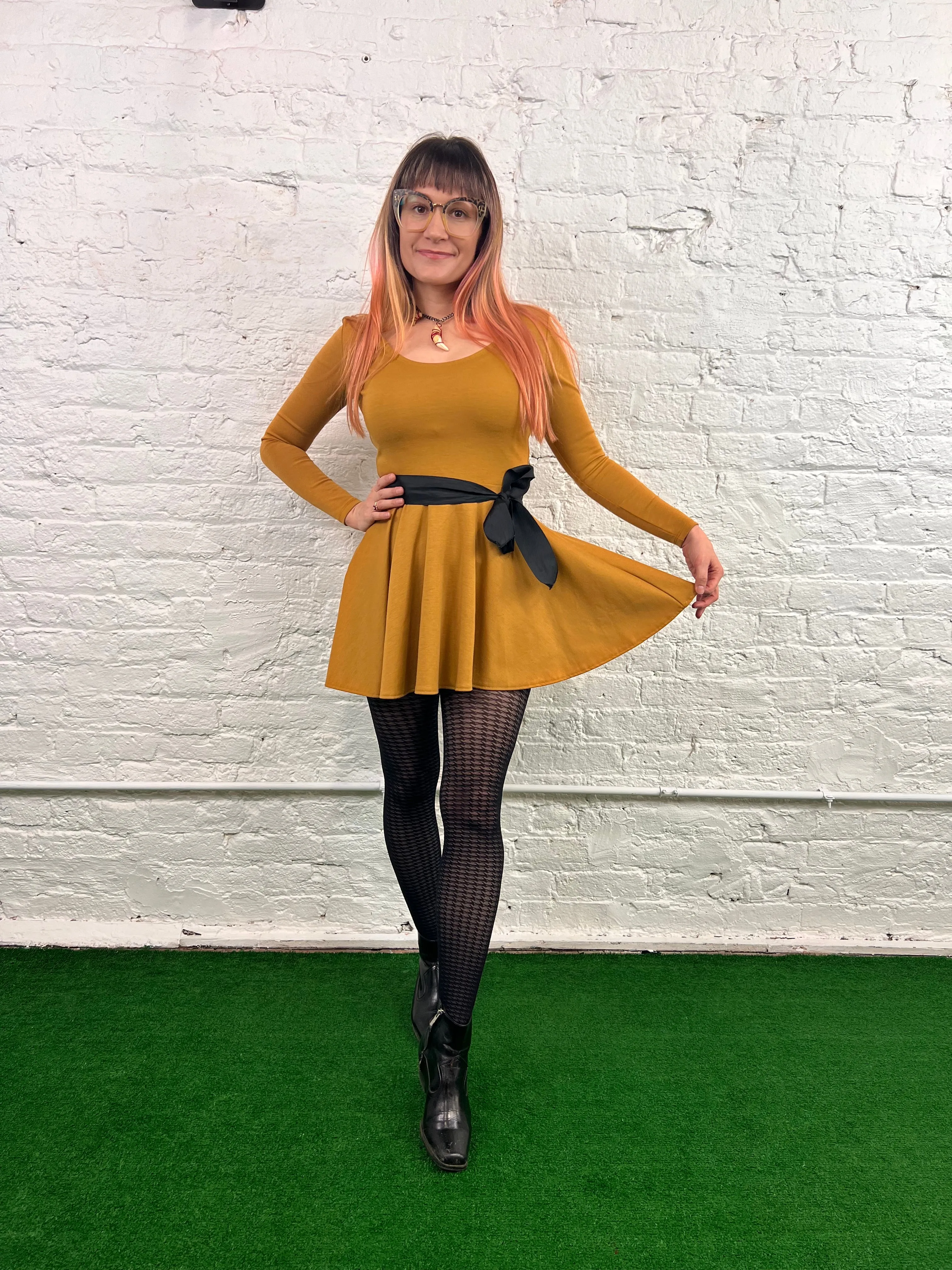Knit Circle Skirt Dress PDF Pattern