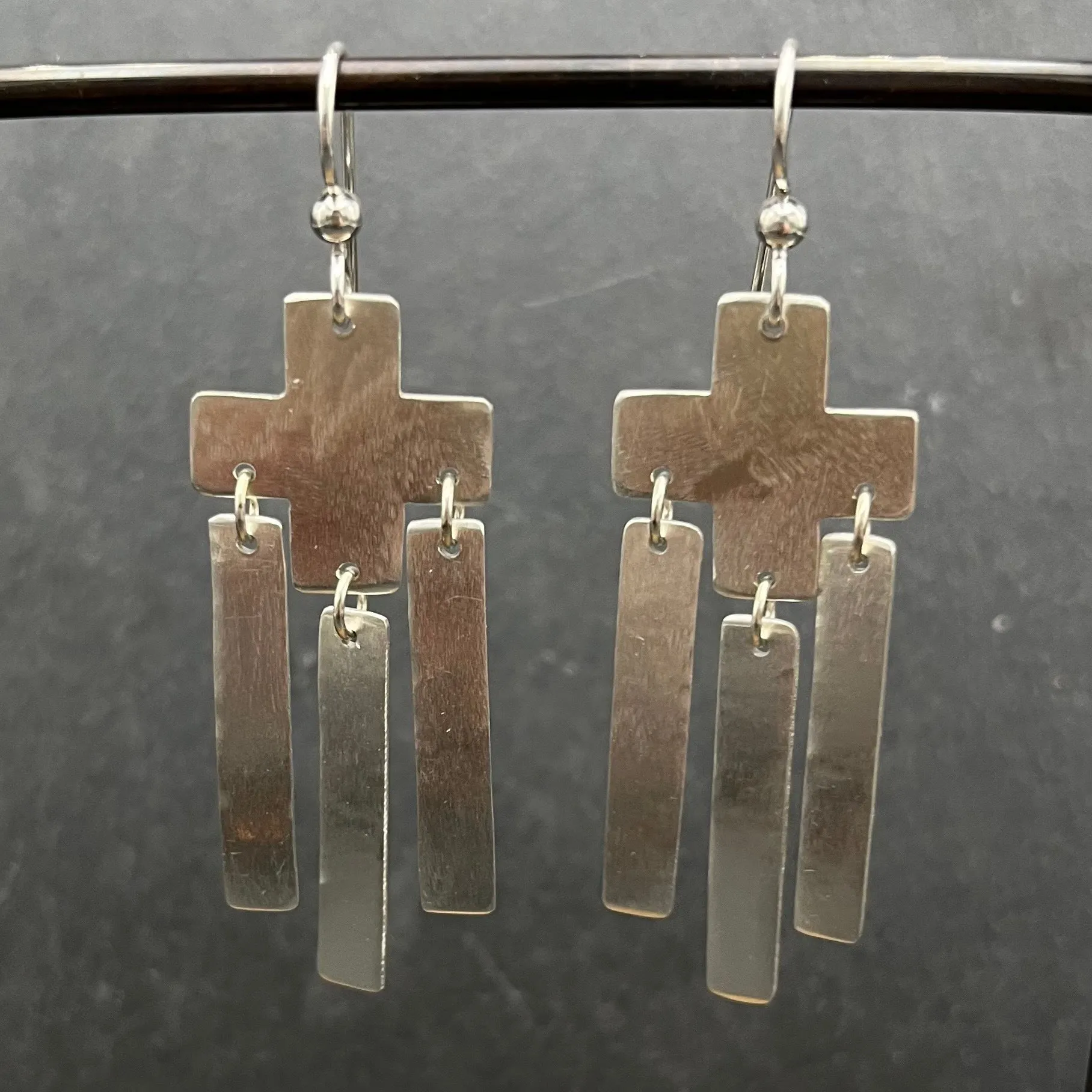 Like A Prayer Earrings: Silver