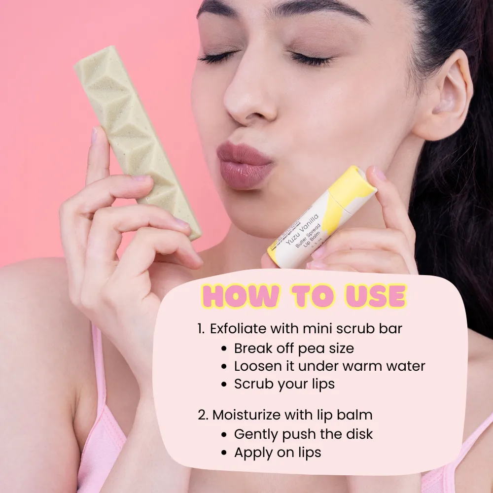Lip Scrub   Lip Balm Duo in So Vanilla
