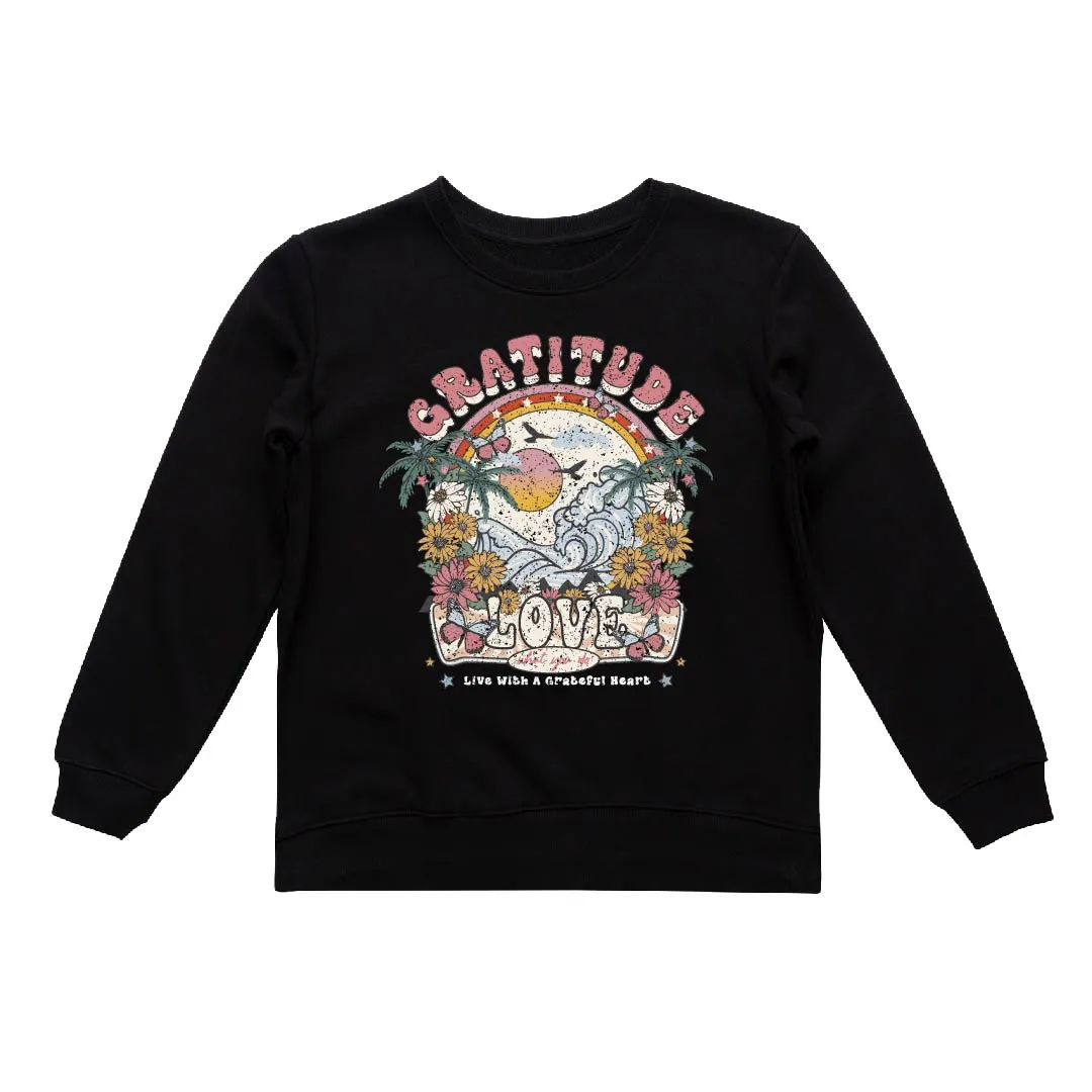Love   Gratitude Crew Neck