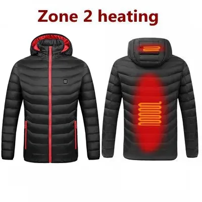 Men Winter Warm USB Heating Jackets Smart