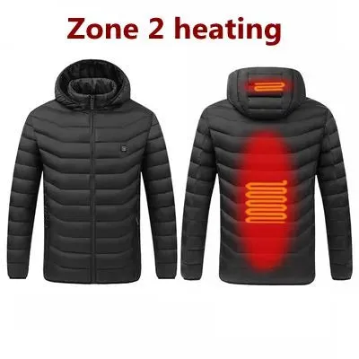 Men Winter Warm USB Heating Jackets Smart