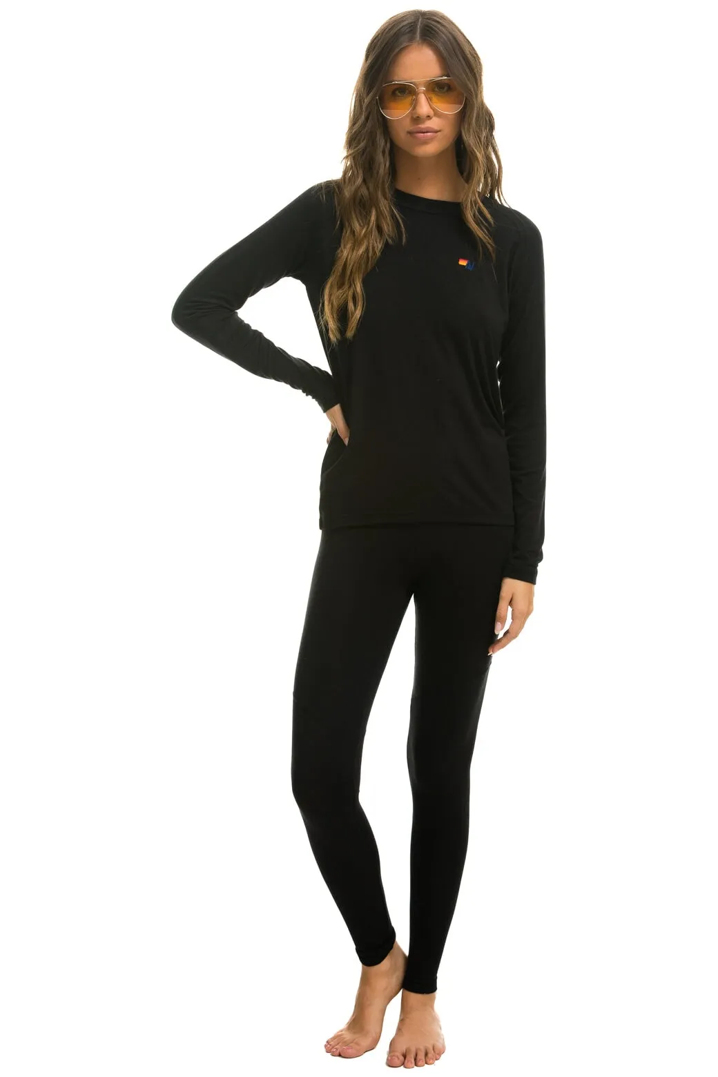 MICRO MODAL BASE LAYER SET - BLACK