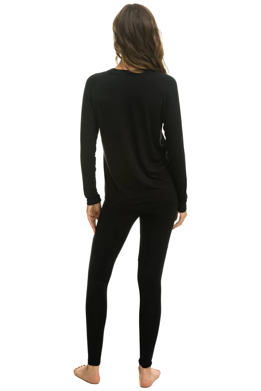 MICRO MODAL BASE LAYER SET - BLACK