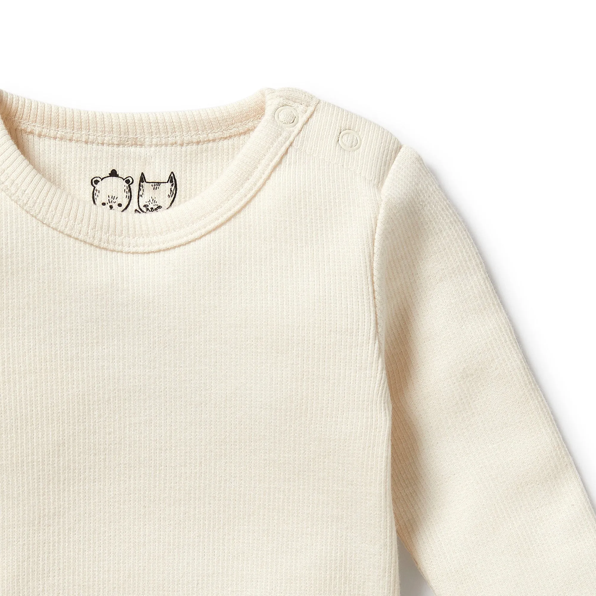 Organic Cotton Bodysuit | Ecru