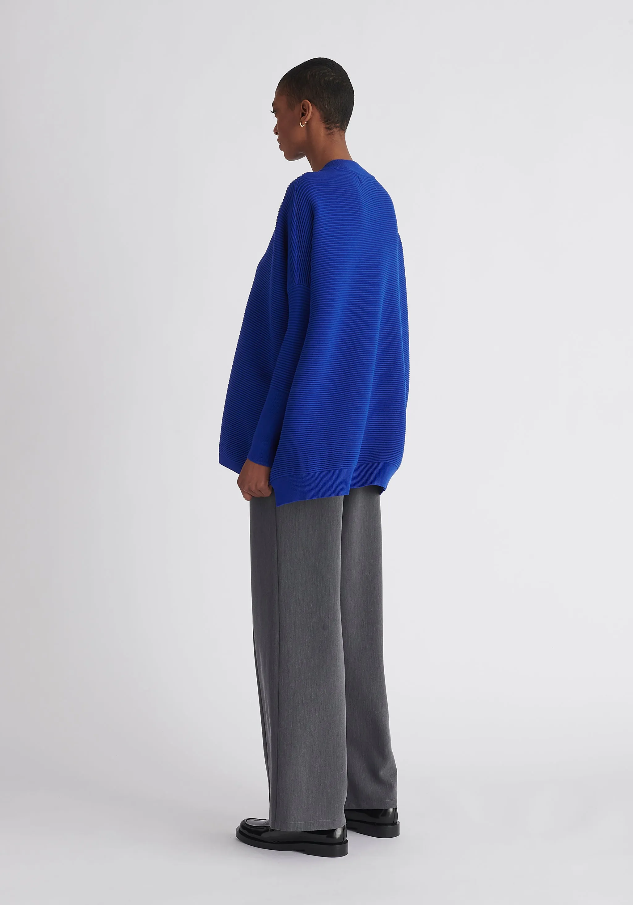 Paisie V-Neck Ribbed Jumper