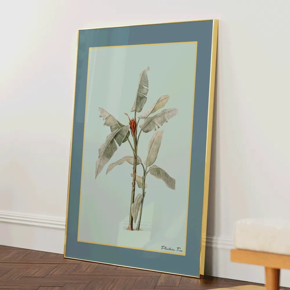 Plantain Tree III - Teal