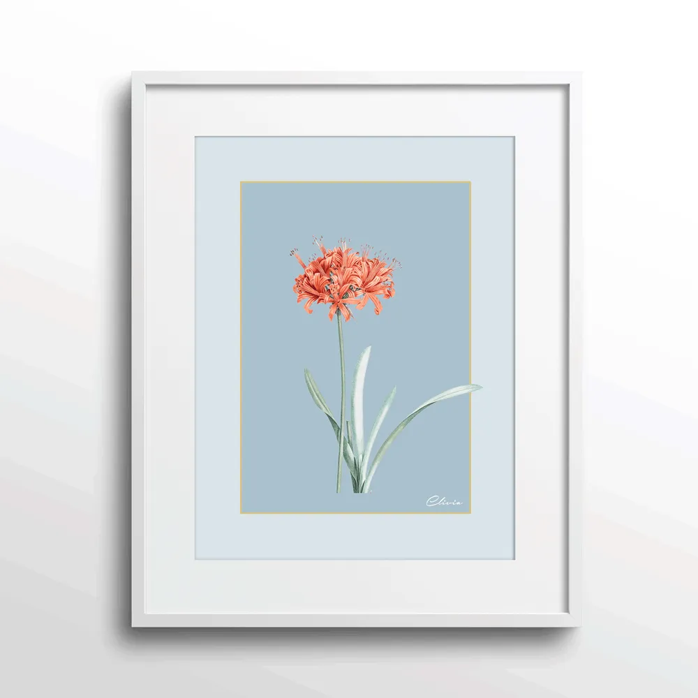 Ruby Blossom - Powder Blue
