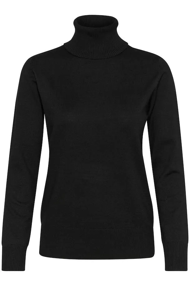 Saint Tropez Mila Rollneck - Black