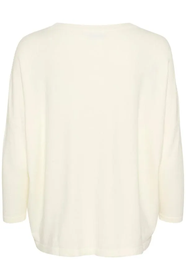 Saint Tropez Star Batwing Jumper Cream Gold