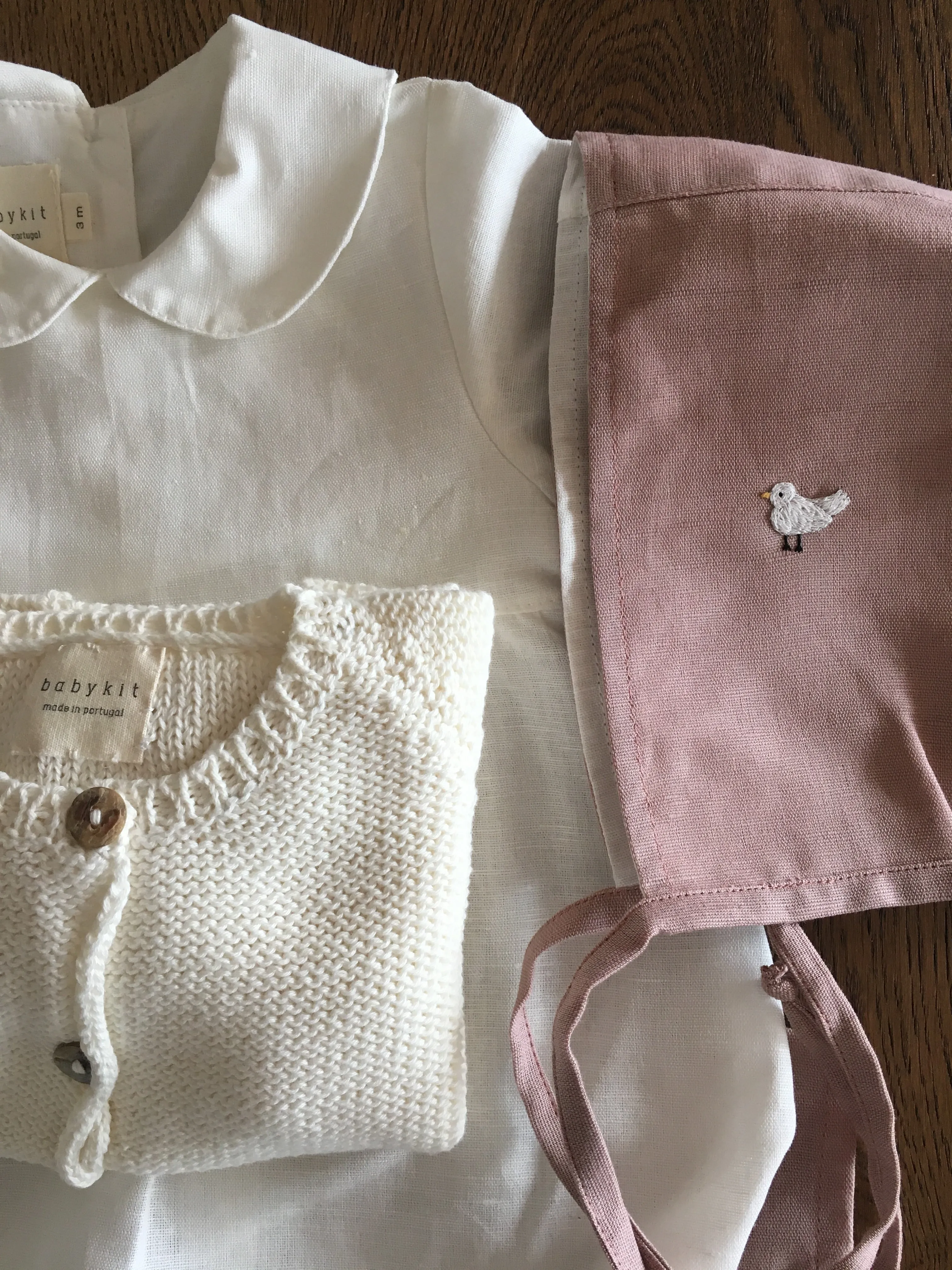 Short sleeve peter pan romper - choose the embroidery