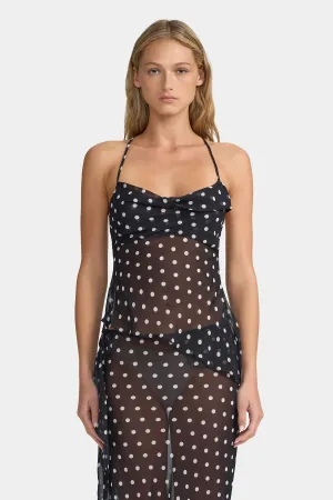 SILVERSTONE MIDI SKIRT | POLKA