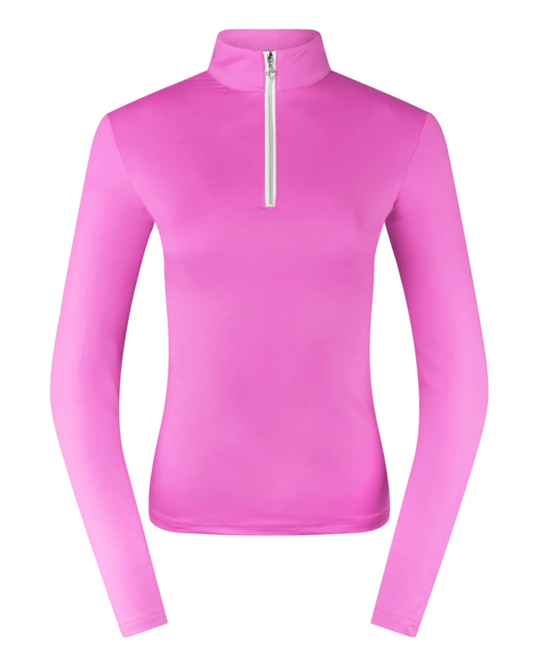 SIZE S - PURE GOLF Tranquility Mid-Zip Top 443 Azalea