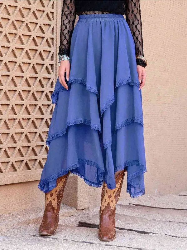 TEEK - Tiered Midi Skirt